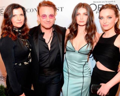 John Abraham Hewson parents Bono and Ali Hewson and elder sisters Eve and Jordan